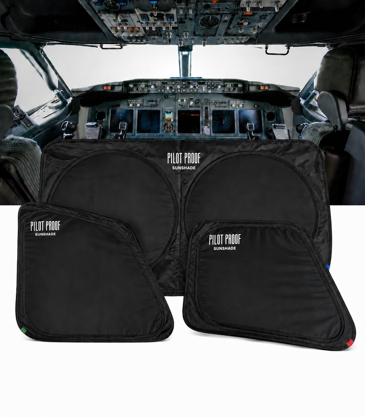 Amazon.com: PILOT PROOF Boeing 737 Cockpit Sunshade Kit – Triple