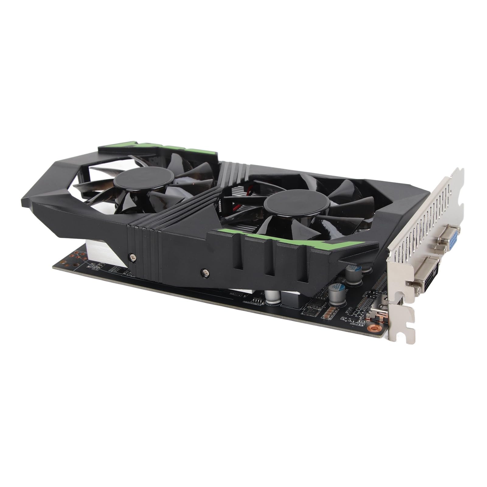 Karta Graficzna 128bit 4GB DDR5 1350MHz Akcesoria Komputerowe Podwójny Wentylator Stacjonarny o Wysokiej Wydajności Garnitur do Multimediów do Gier