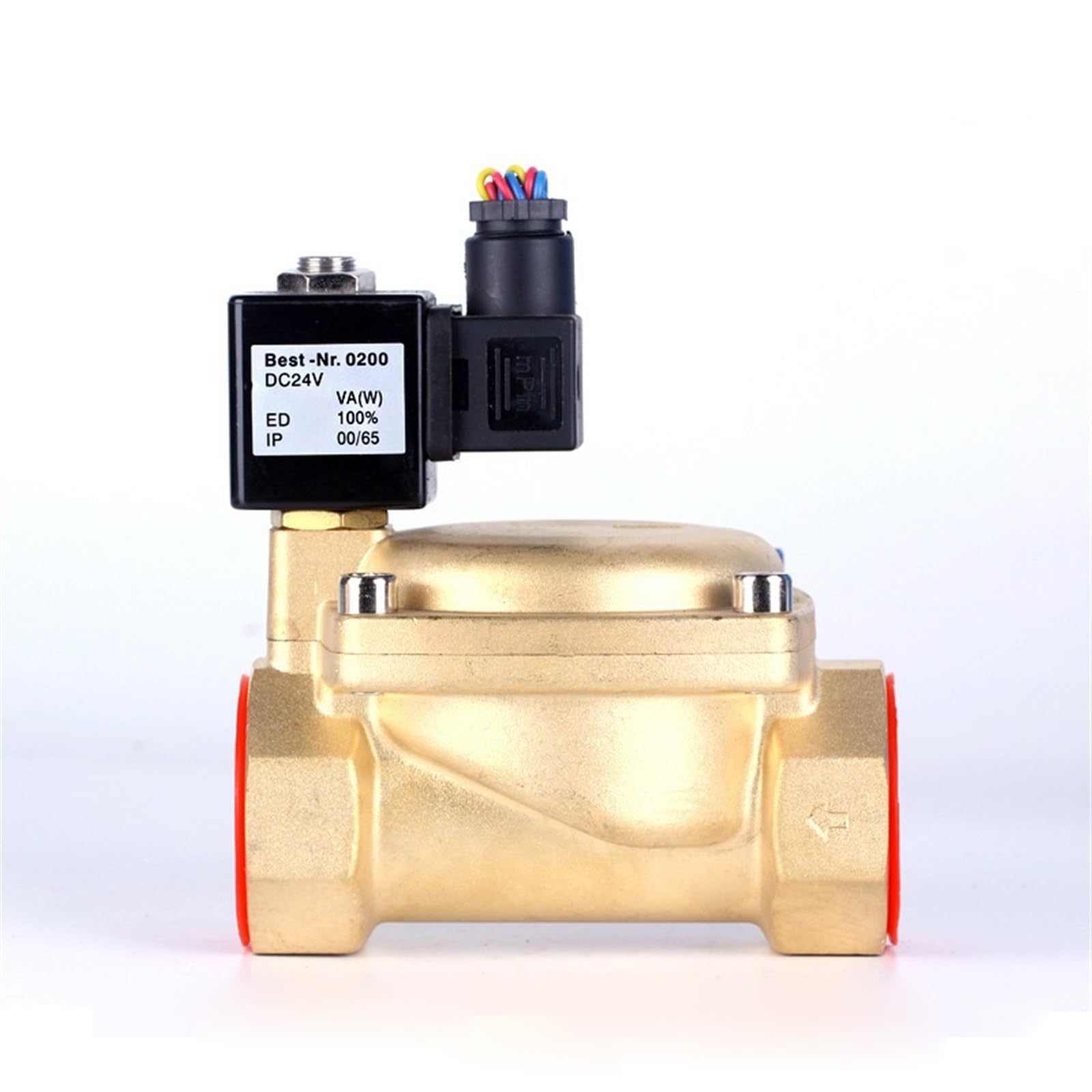 JNVFTCUX 2 Way Normally Closed 2inch Electric Solenoid Valve Brass DN50 12v 24v 110v 1Pcs(Bsp-240vac,0 927700-NBR)