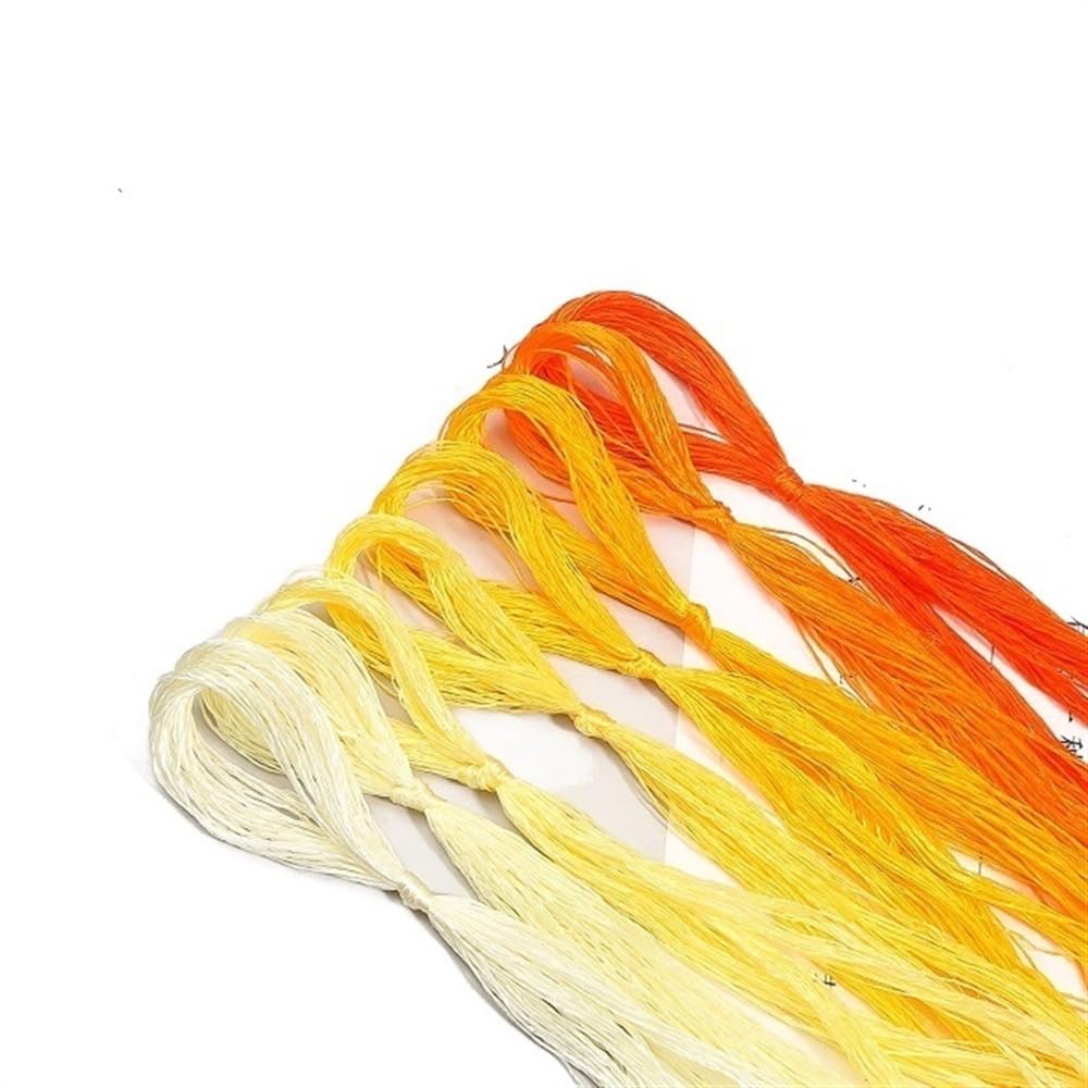 Hilos De Bordar 20 m/unids hilo de seda bordado hilo de seda pequeños palos de bordado a mano bordar punto de cruz Hilos Punto De Cruz (Color : 12)
