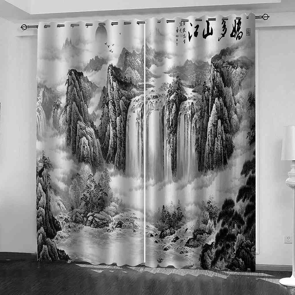 Rideau occultant anti-bruit et anti-froid 264x160 cm contre la lumière du jour