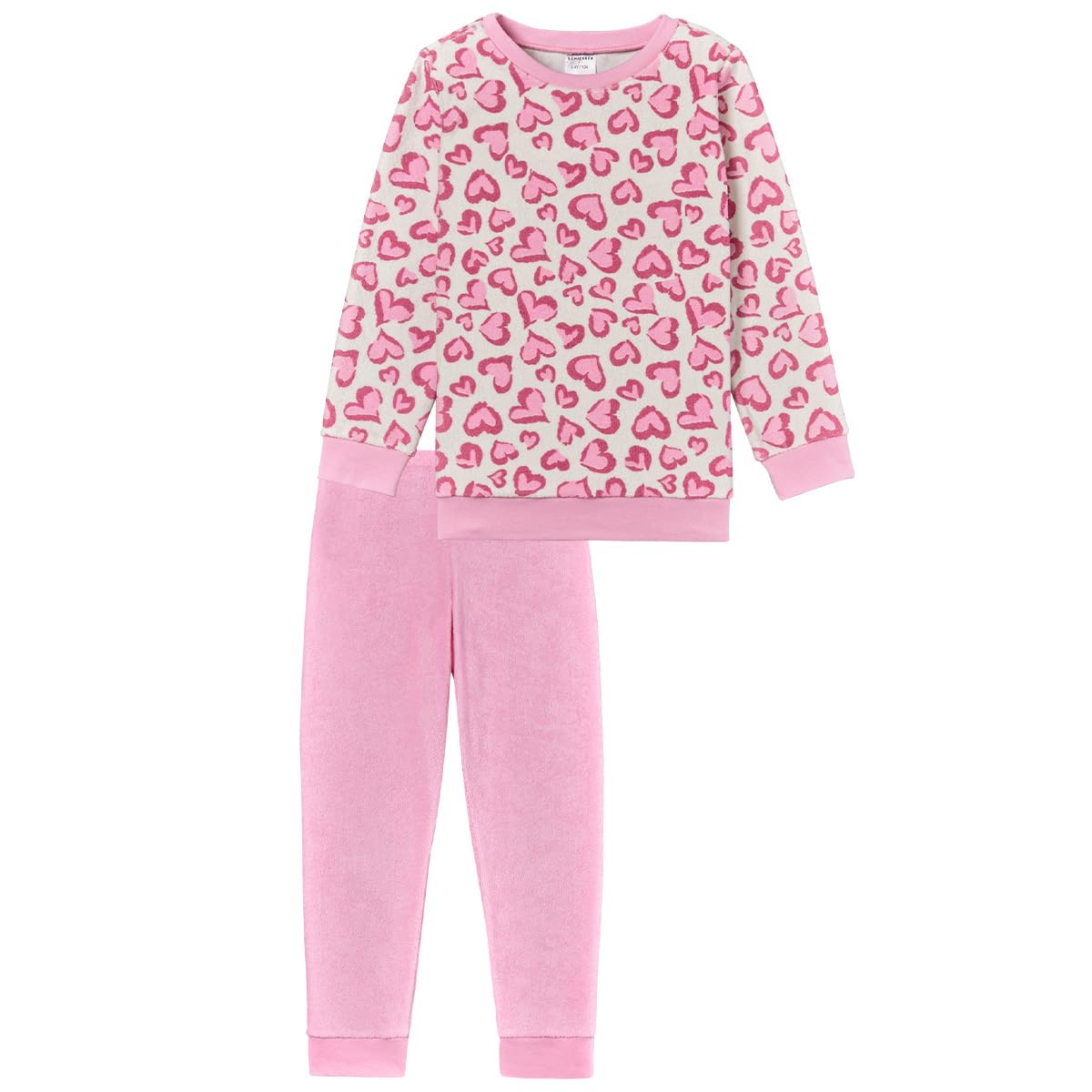 Schiesser Mädchen Schlafanzug Set Pyjama Warme Qualitäten Frottee - Fleece - Interlock - Größe 92 Bis 140 Pyjamaset