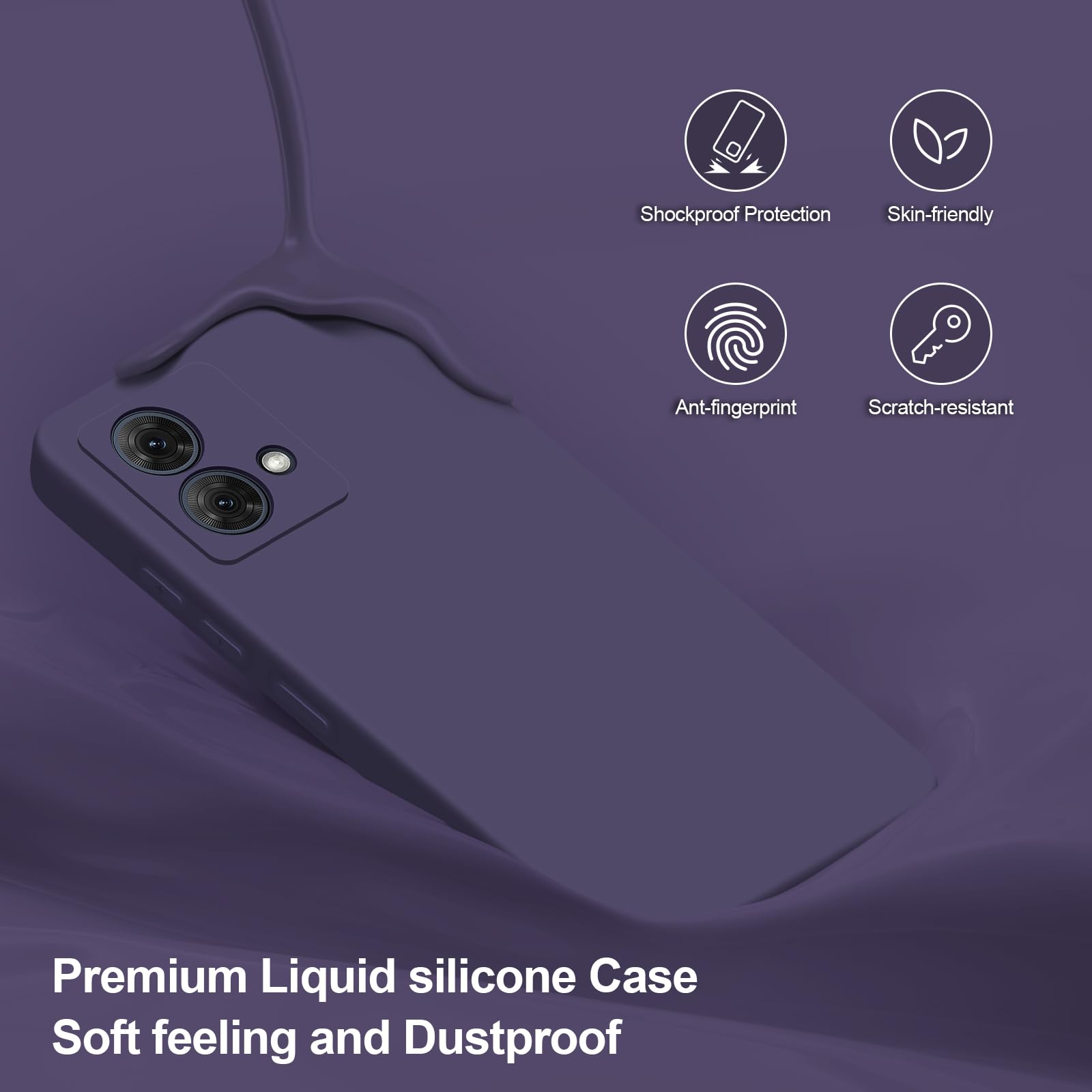 Motorola Moto G60 Hoesje Siliconen Carbon TPU Back Cover Blauw