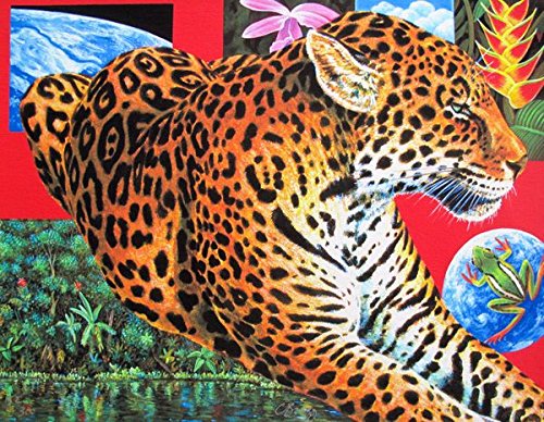 Amazon.com: Art by Charles Lynn Bragg Leopard Paradise Hand
