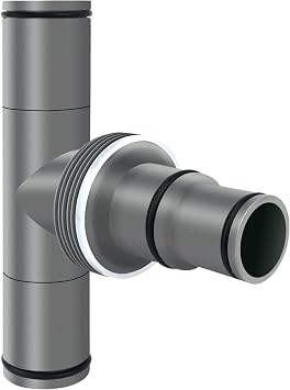 Filter Pump Hose Connector, 1.5" to 1.5" T Joint Pool Hose Adapter for Pool Filter Pumps and Above Ground Swimming Pool Hose Filter Pump