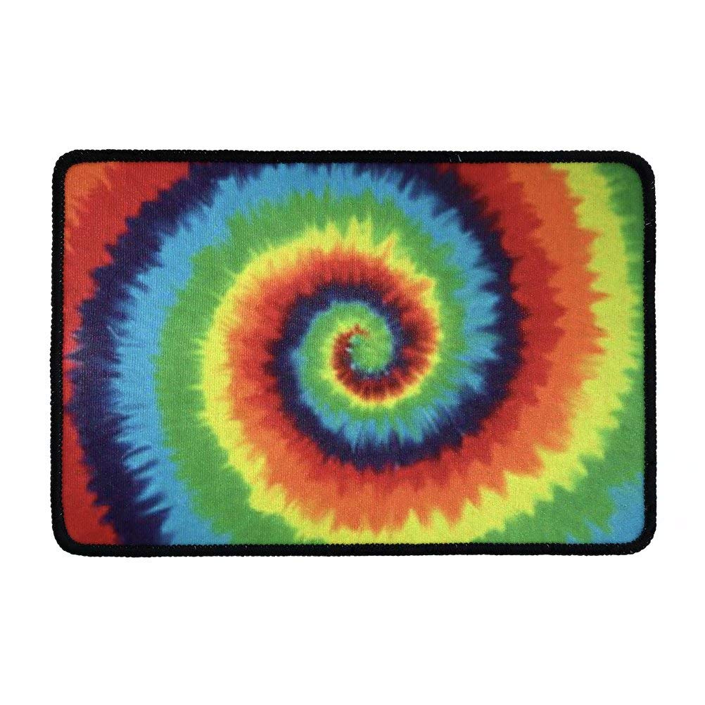 chaqlin Rainbow Tie Dye Design Welcome Doormat Home Decorative Door Mat Rugs for Kitchen,Front,Patio,Front Floor Doormat All-Weather Anti-skided Entry Way Carpers