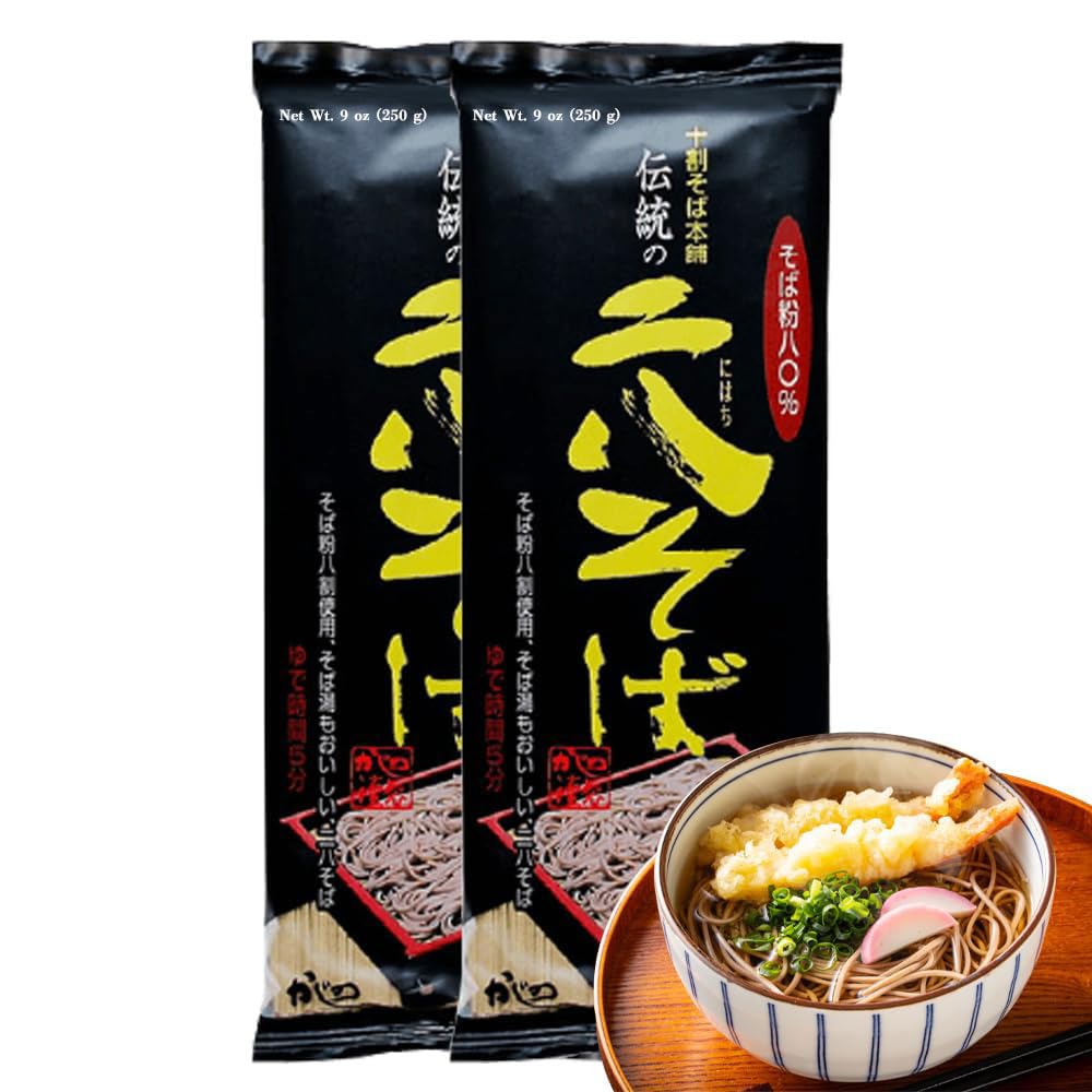 Amazon.com : Japanese-Style 80/20 Buckwheat Soba Noodles