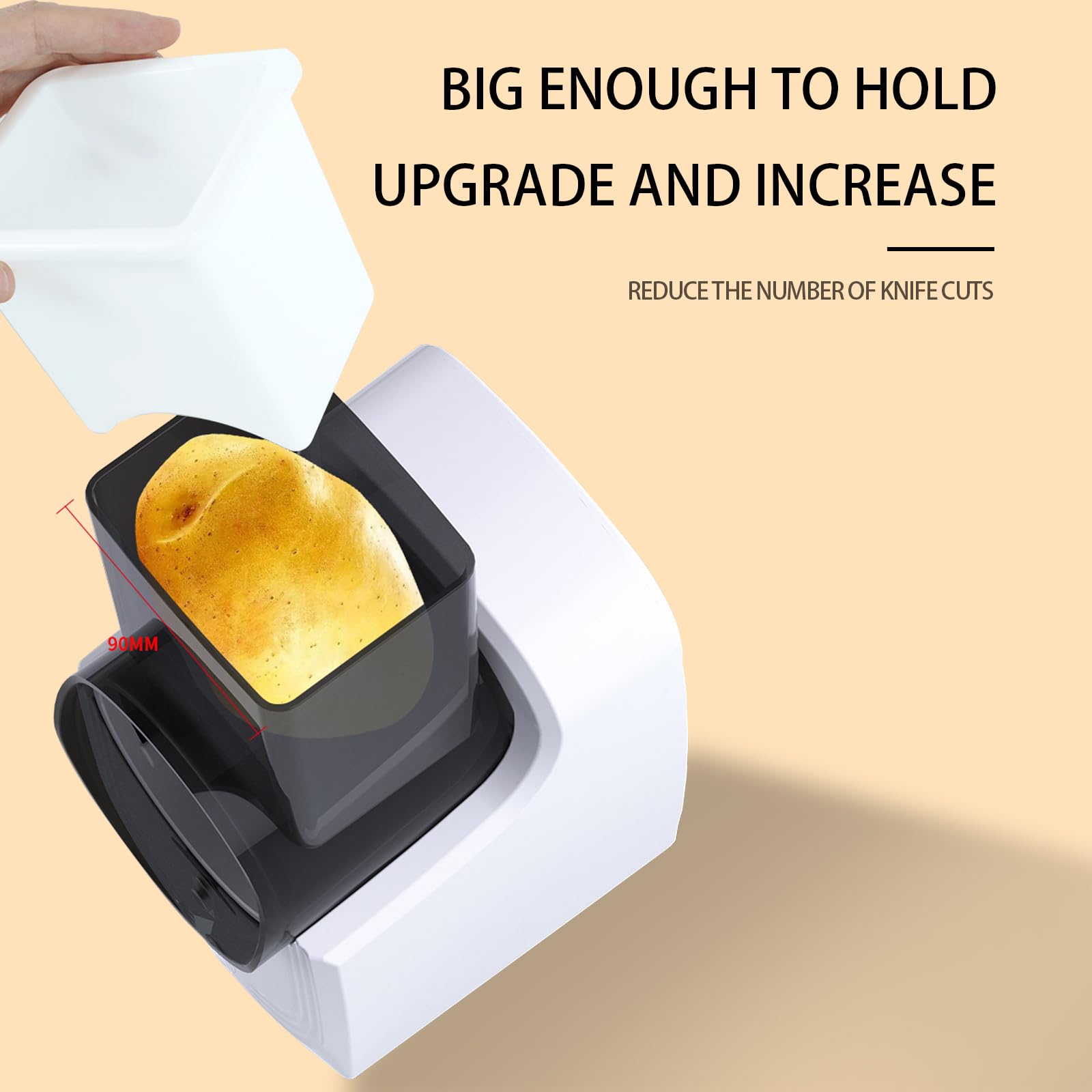 Grattugia elettrica per verdure, affettatrice per verdure con 3 lame diverse, 50 W, con scatola di stoccaggio, grattugia per frutta e verdura, cucina, ristorante (bianco)