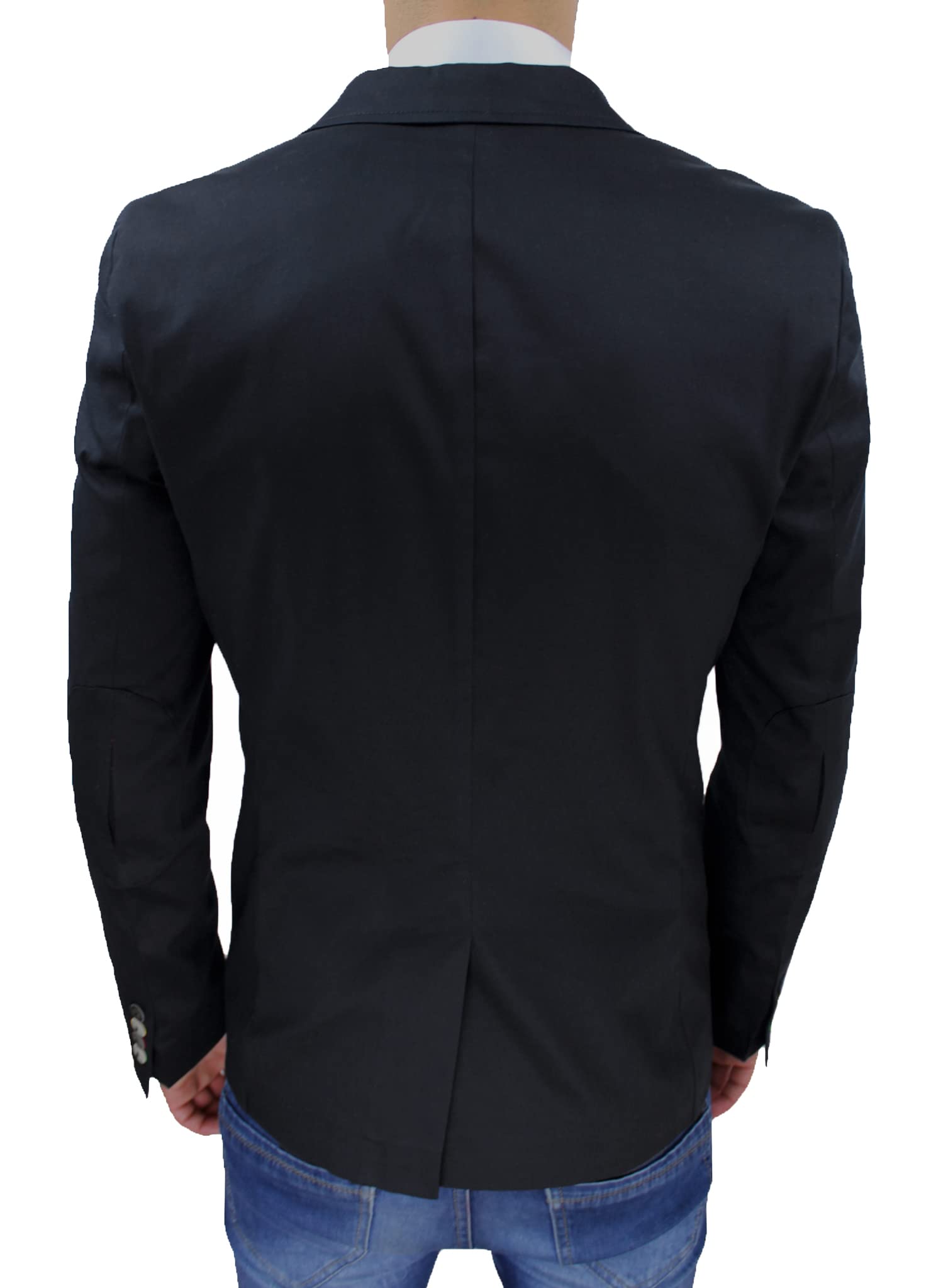 Giacca Uomo Slim Fit in Cotone Blazer Formale Elegante Casual Aderente