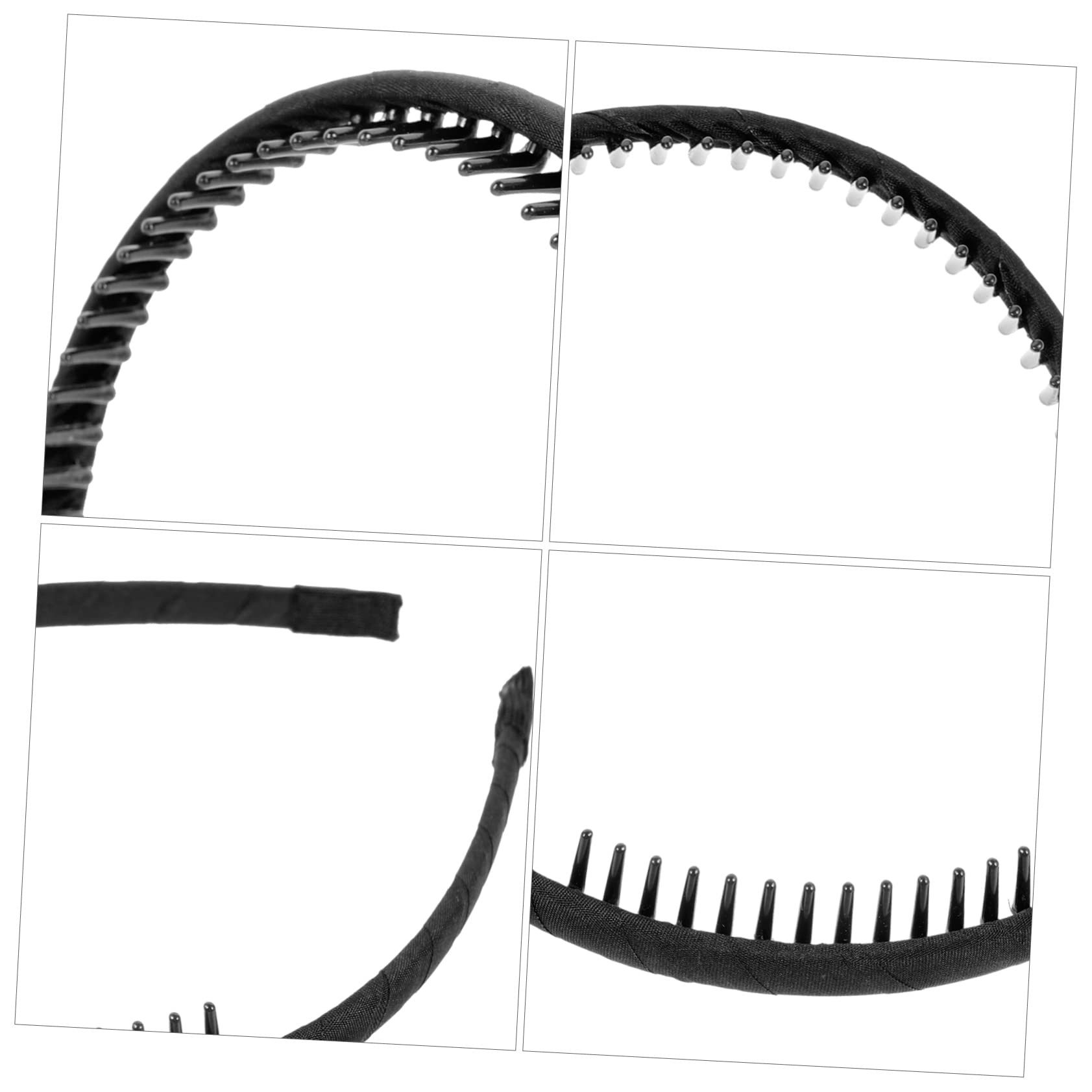MAGICLULU 2 Set Di Fasce Per Uniche in Tessuto Con Pettine A Denti Non Per Ragazze Cerchietti Per Per Signora 18 Pezzi * 2