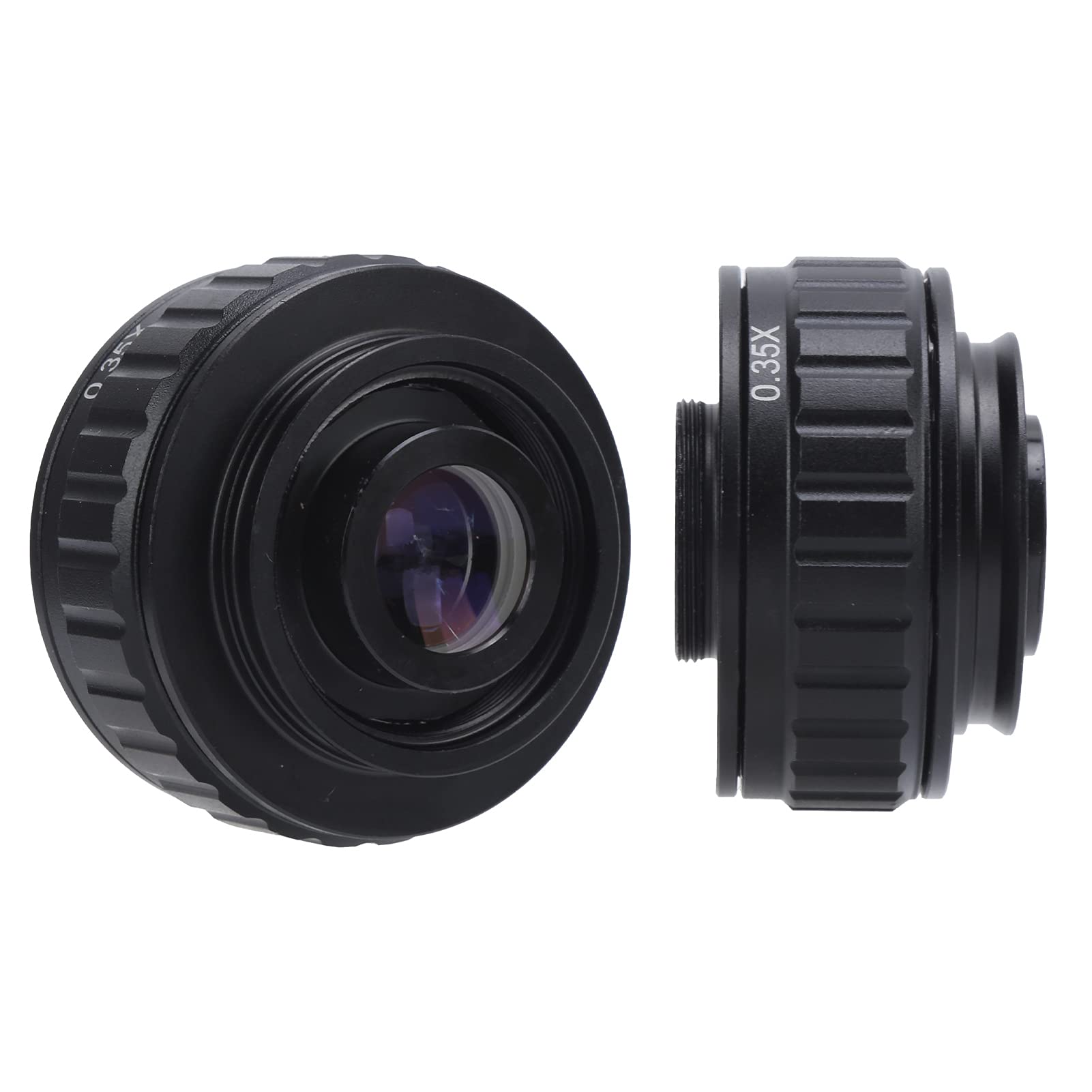 Casquillo adaptador con montura 35X C para microscopio estereoscópico triplecular, adaptador de lente con puerto fotográfico de 38 mm, compatible con puerto CX y serie T490, se adapta a