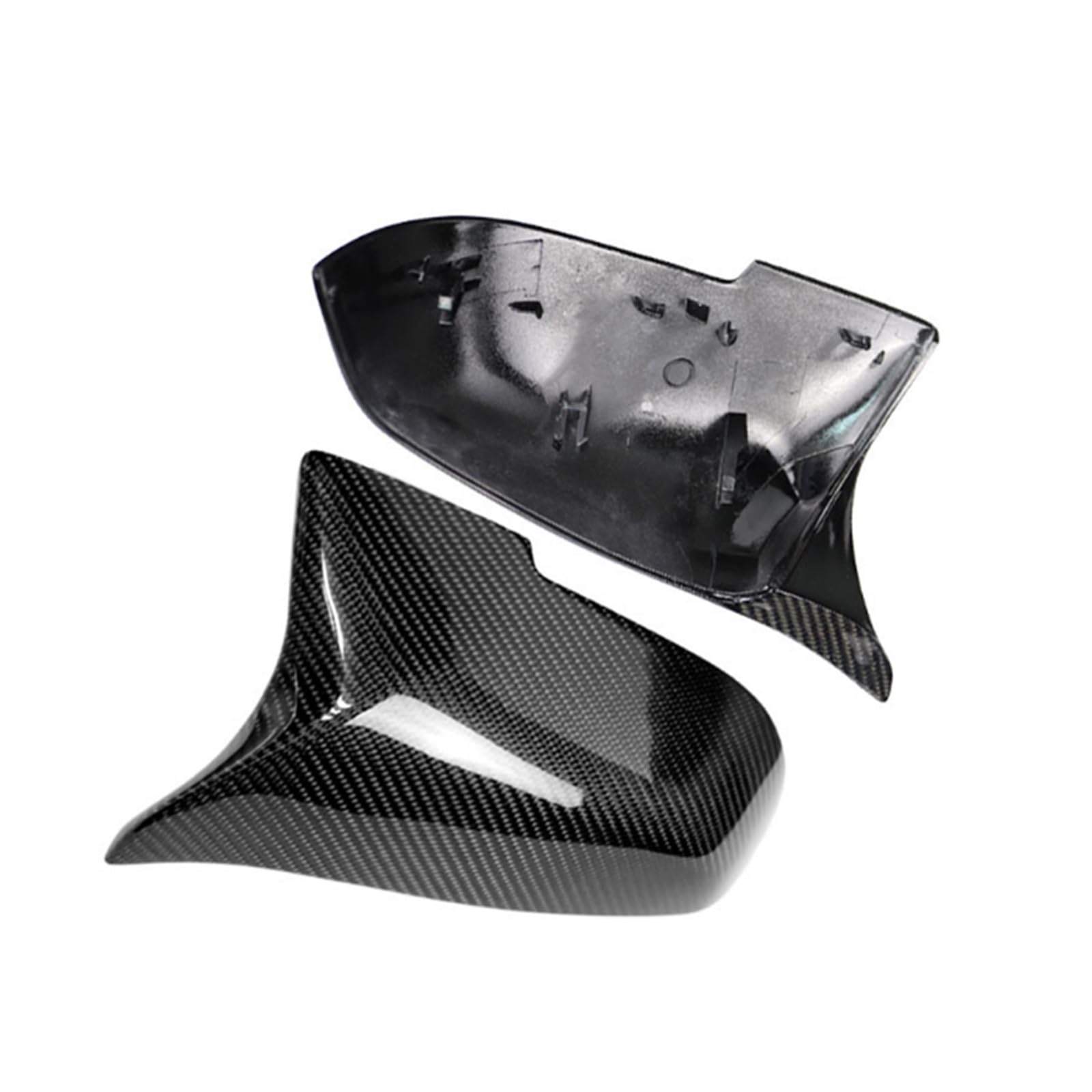 Specchietto retrovisore dell'automobile Per BMW Serie 5 6 7 F10 F18 F11 F06 F07 F12 F13 F01 2014-016 Coperchio specchietto retrovisore lato sinistro destro(Carbon Grain Black)