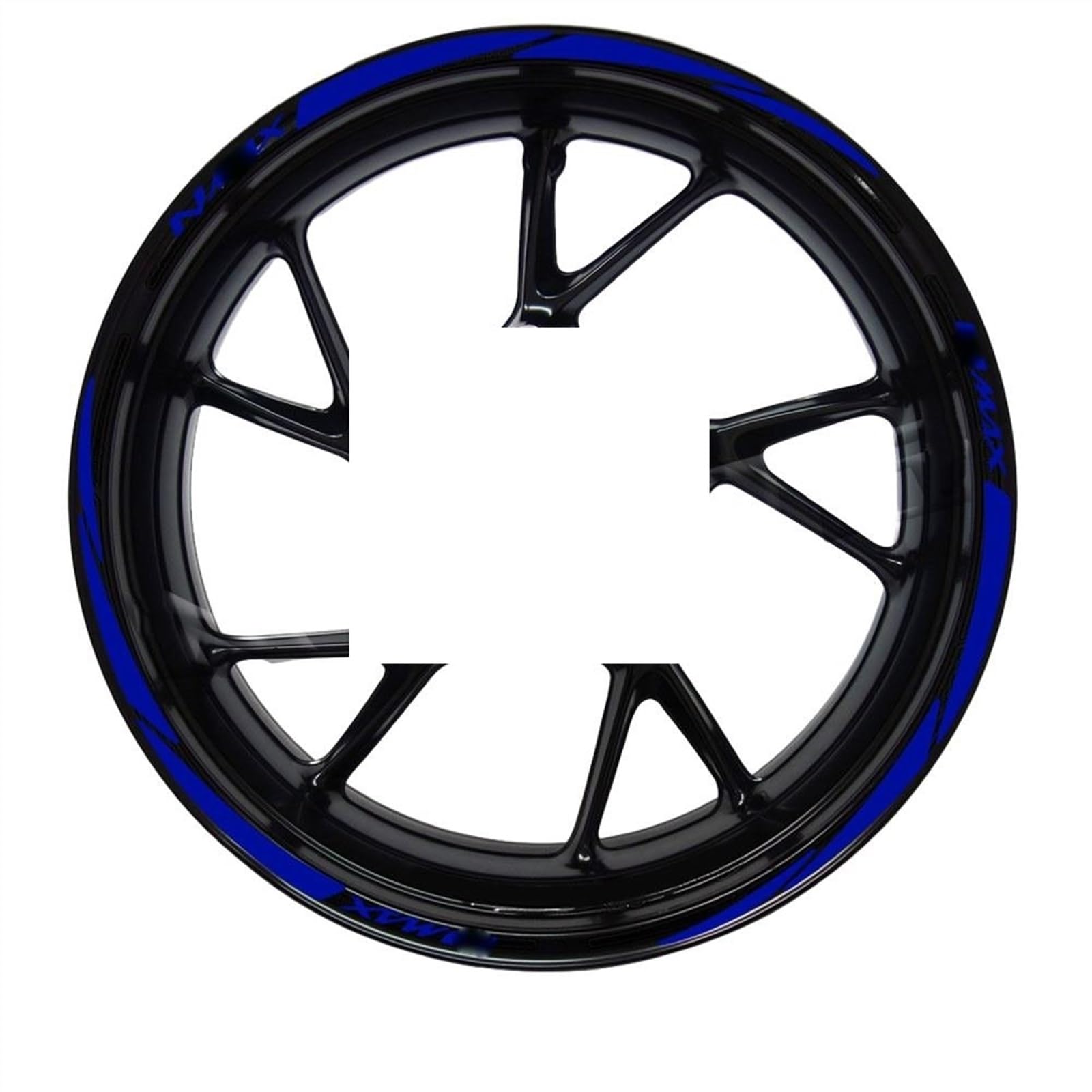 Applique for for Nmax 125 155 160 for Nmax155 for Nmax160 for Nmax125 Motorcycle Wheel Sticker Scooter Rim Stripe Decal Waterproof(A4)