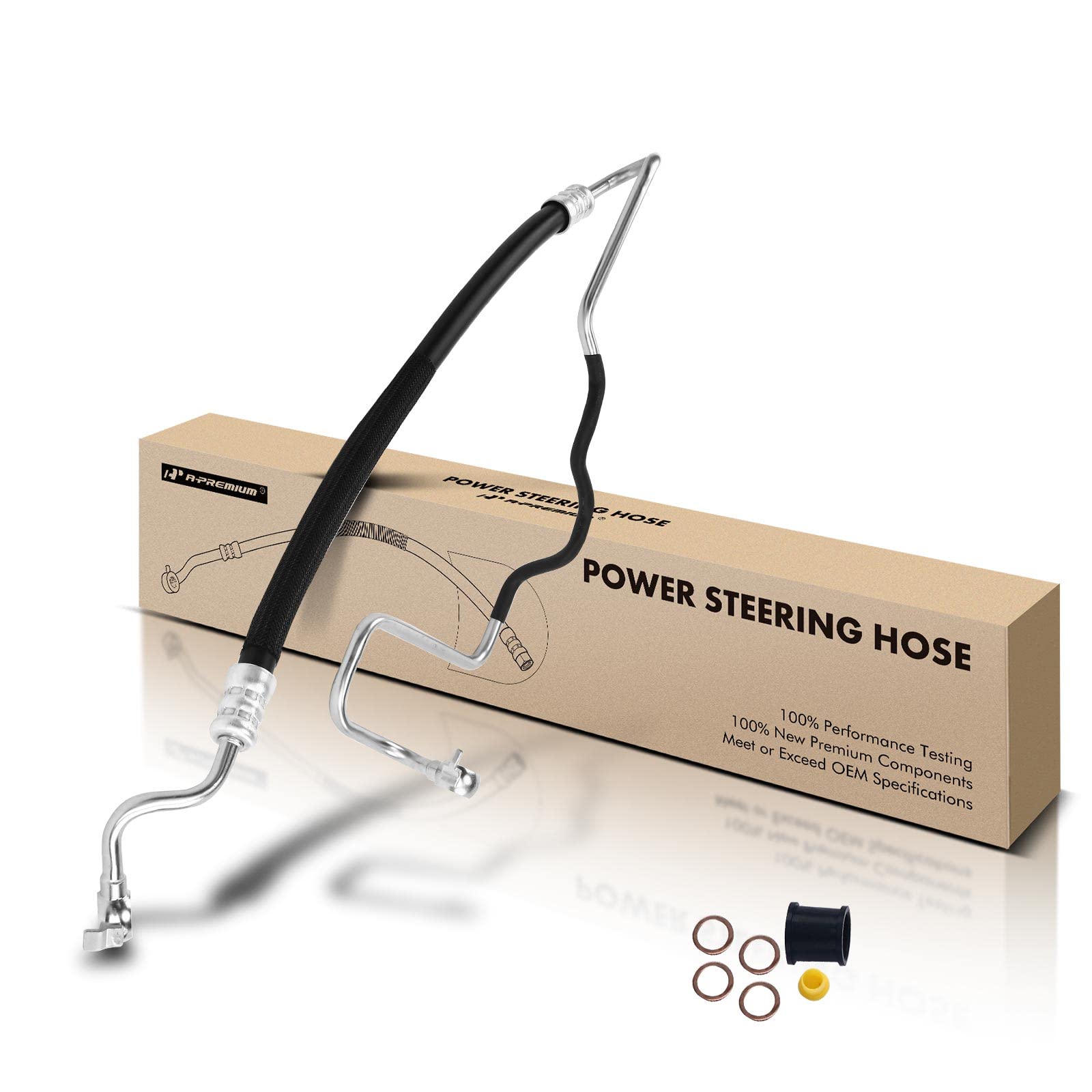 A-PremiumPower Steering Pressure Line Hose Assembly Replacement for Mitsubishi Outlander 2004-2006