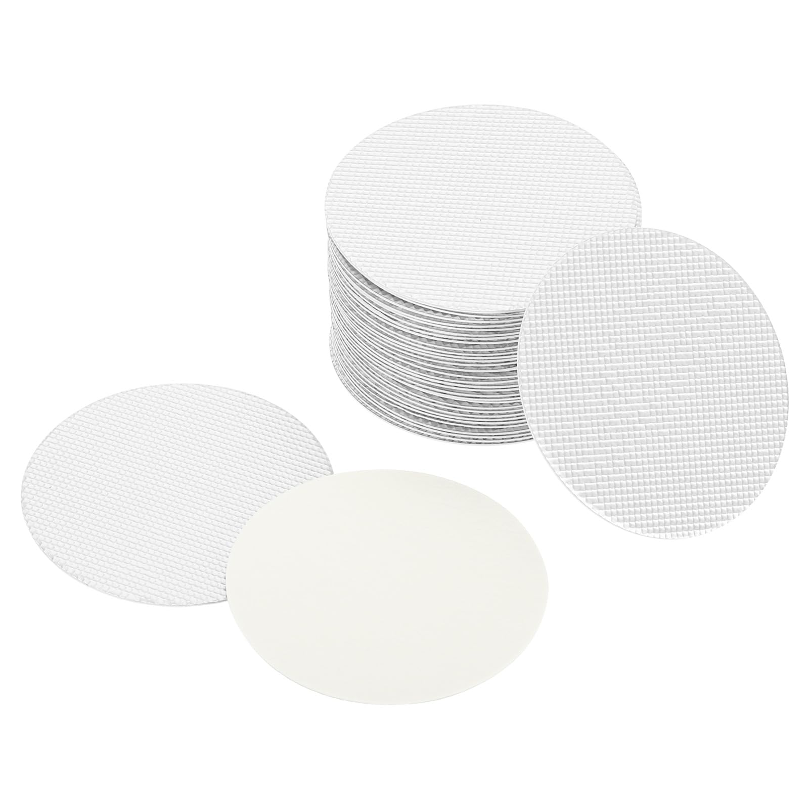 PATIKIL 44mm/1.72" Aluminum Foil Cap Liner, 150Pcs Resistant Tamper Induction Heat Sealer Sealing Liners for Glass Bottle Jar Lid
