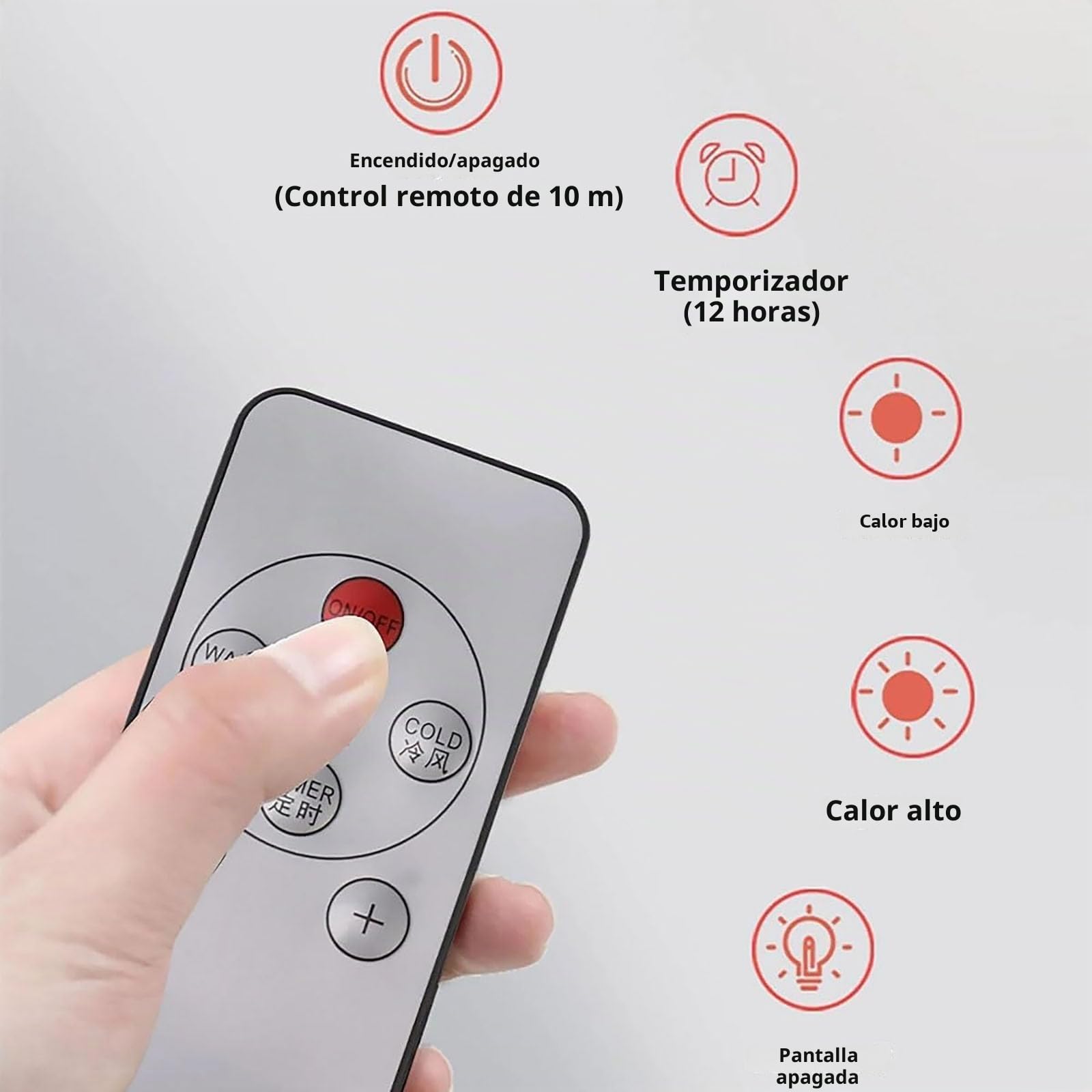Aire Acondicionado Mini Split sin conductos, 2 en 1 (frío y Calor), montado en la Pared, súper silencioso, con Control Remoto: fácil instalación para el hogar y la Oficina.