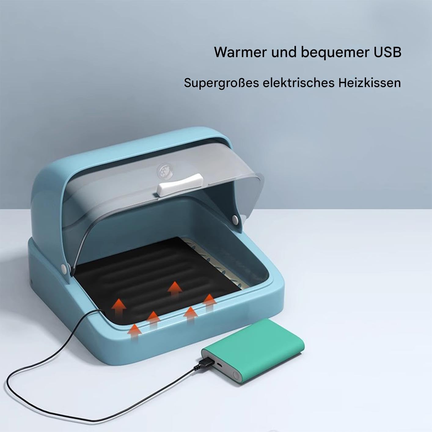 Bird Broodter Box Multi -Temp Chick Warmer Incubadora, Nisting Habitat | Carcasa portátil para pollitos de pato, incluye almohadilla térmica y bandeja extraíble