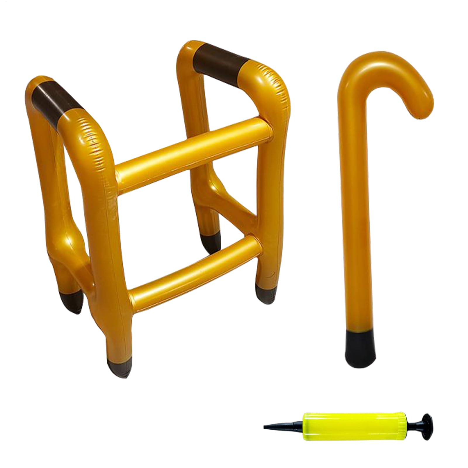 Inflatable Walker | Funny Blow Up Walking Frame | Inflatable Zimmer Frame Prank Prop | Hilarious Retirement Gag Gift, Perfect For 60th, 70th Birthday Over The Hill Party, Senior Costume Men Women โ image 1
