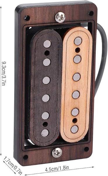 Amazon.co.jp_ マグネットピックアップ しっかり吸着 磁石 ギター用 ギターピックアップ 頑丈 + LP SG プラスチック 244g _ 楽器・音響機器