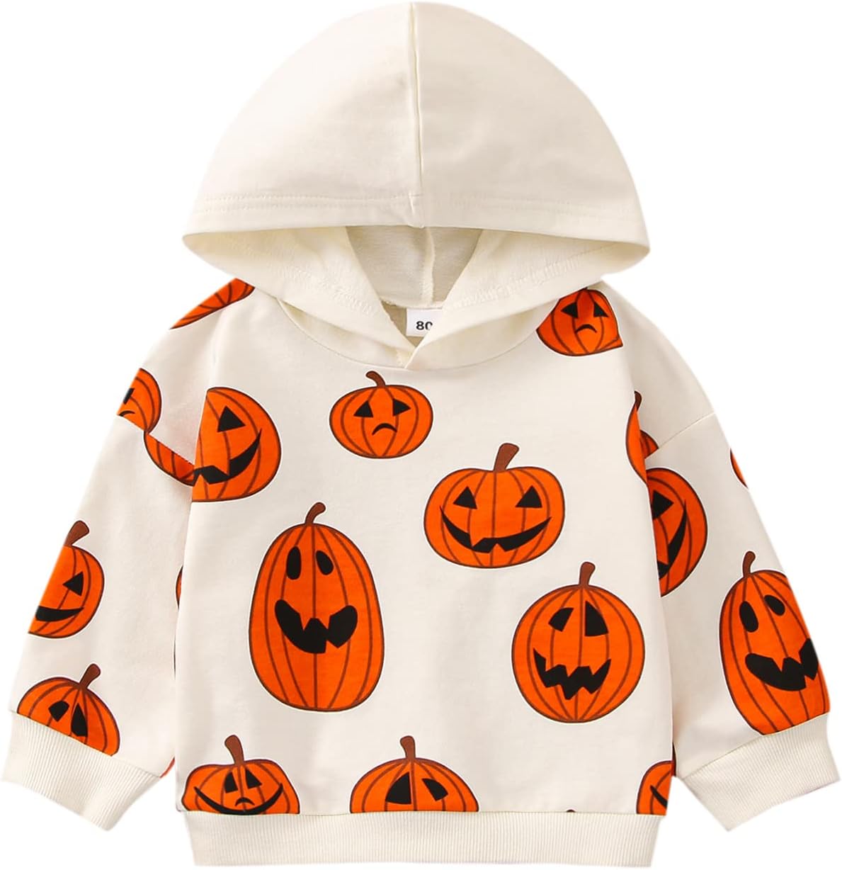 Hnyenmcko Baby Boy Girls Halloween Clothes Infant Long Sleeve Crewneck Pullover Sweatshirt Shirt Toddler Fall Sweater Tops