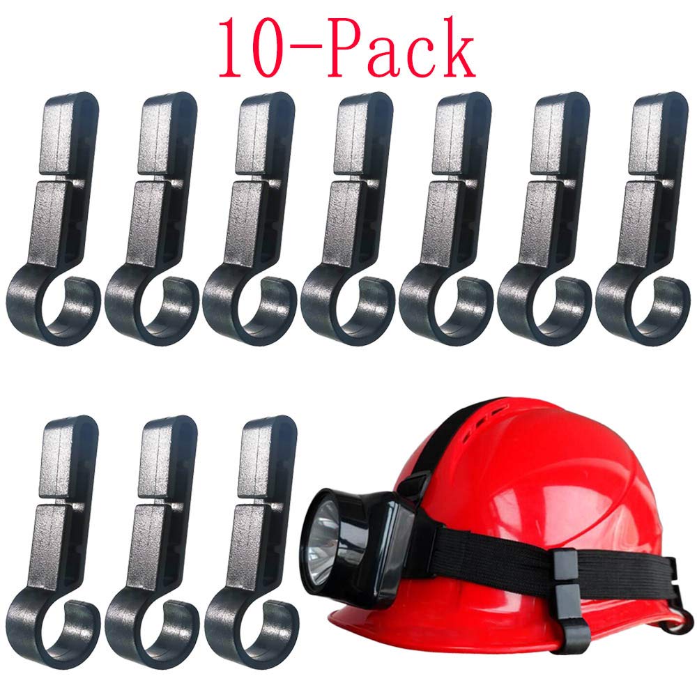 hard hat light strap clips