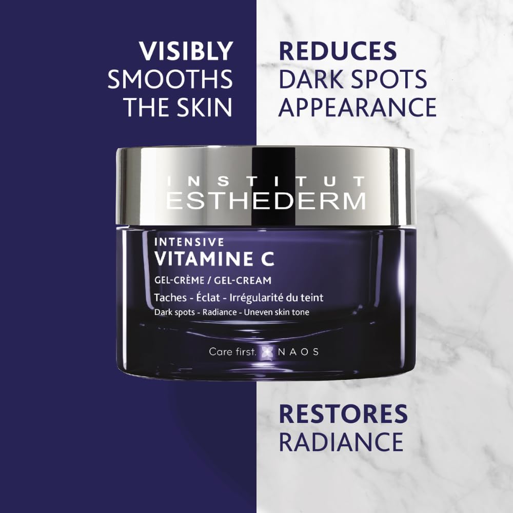 Institut Esthederm Intensive Vitamin C Cream, Aging Face Cream for Dark Spots and Firming, Face, Neck and Décolleté - Image 4