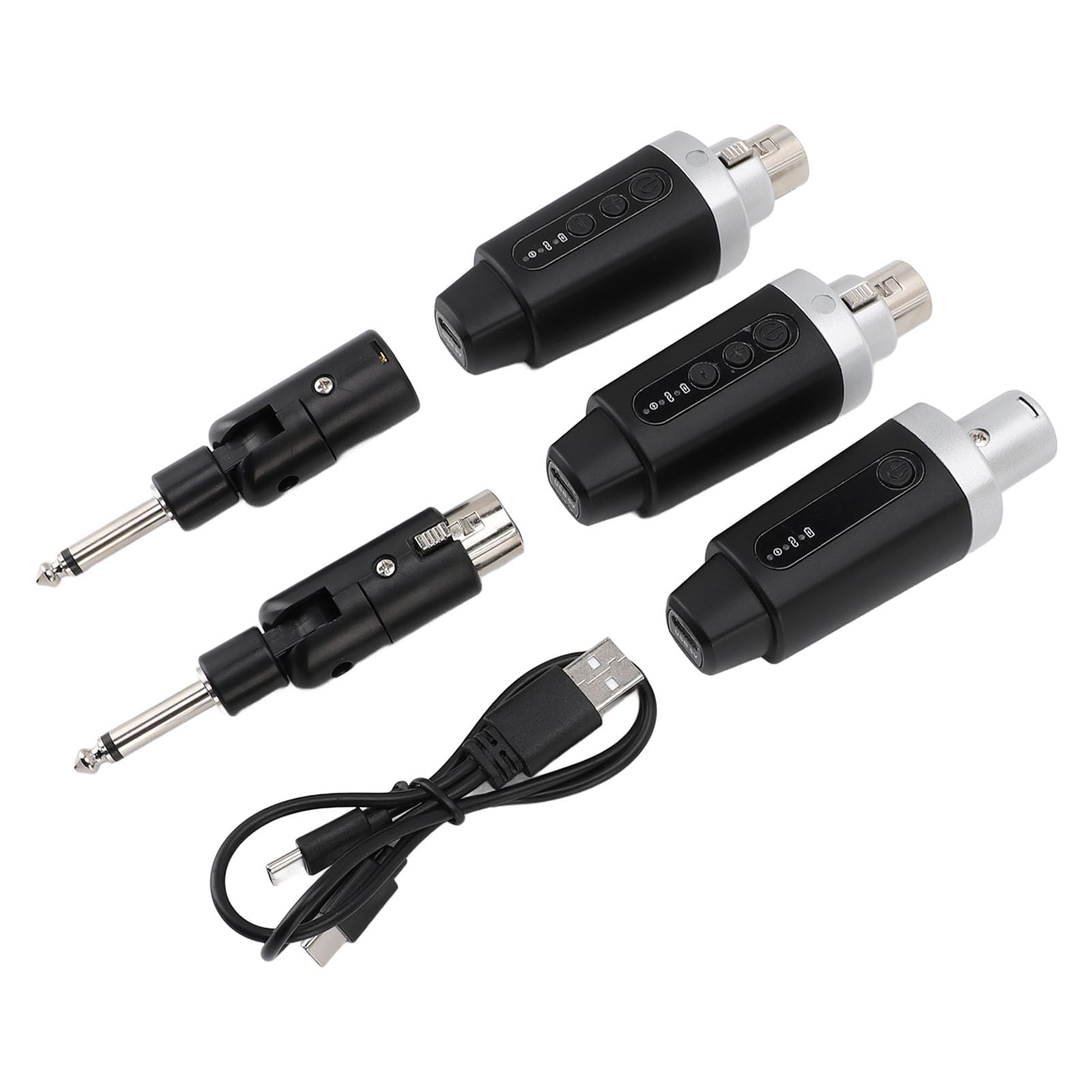 Système de Micro émetteur-récepteur XLR sans Fil, Haute stabilité, pour Micros Dynamiques, Plug and Play pour Grandes Scènes, Matériau ABS