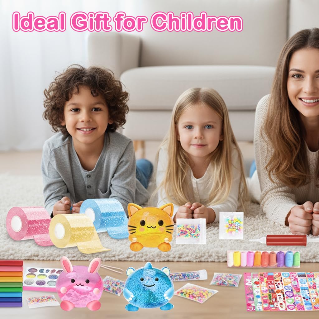 DIY Glitter Jelly Tape Kit - Kids Crafting Fun -7 DIY Glitter Jelly Tape Kit - Kids Crafting Fun -7