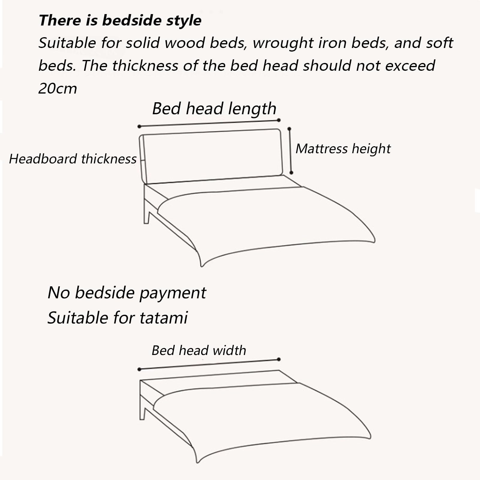 Tête de lit capitonnée Queen – Tête de lit murale en tissu avec coutures carrées rembourrées pour plus de confort Couleur grise 160 x 65 x 10 cm Idéal pour sommier tapissier ou planche bunkie