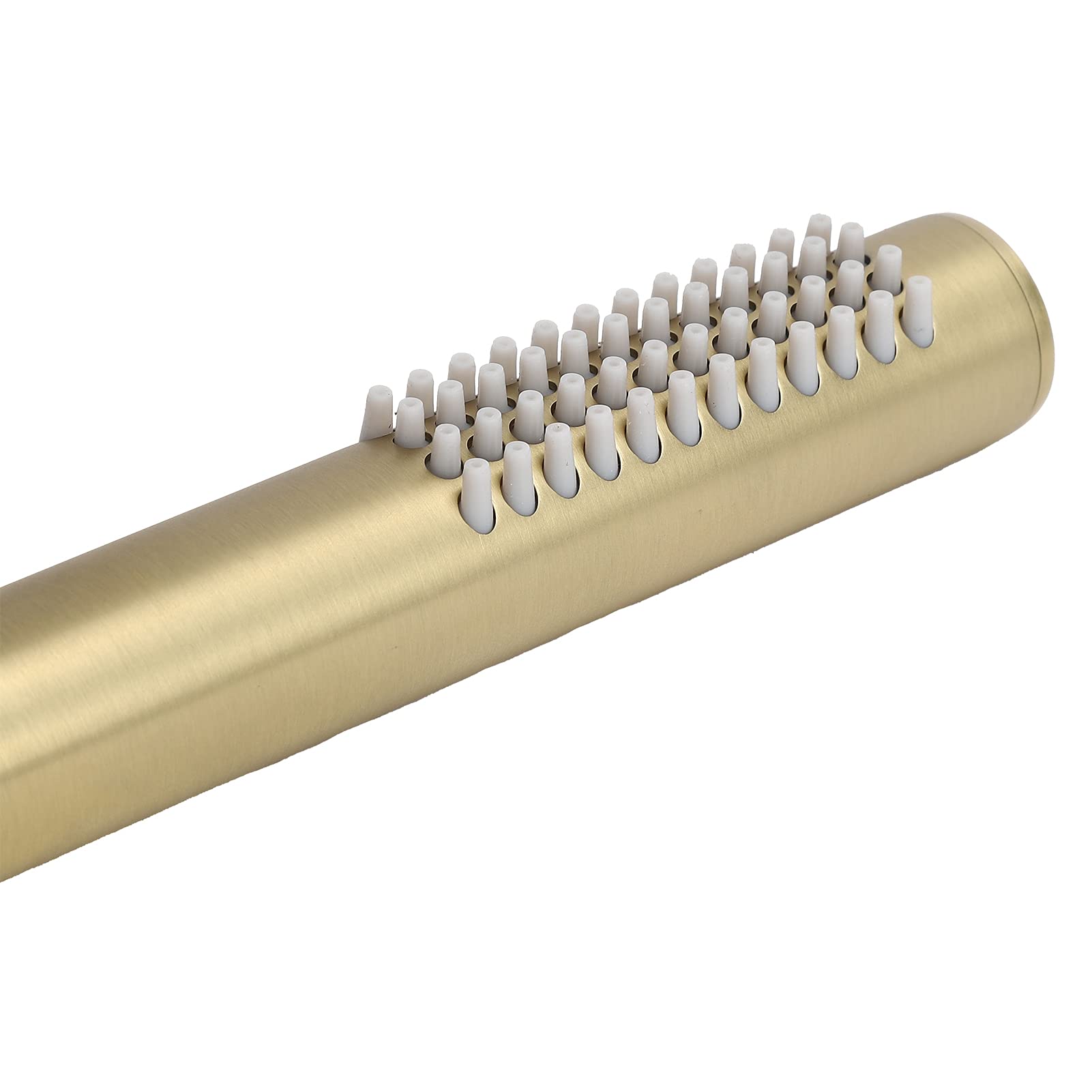 Soffione Doccia Portatile per Bagno, Soffione Doccia a Barra Tonda in Rame Massiccio G1/2 Spruzzatore Ad Alta Pressione per Doccia per Forniture per La Casa Del Bagno(d'oro)