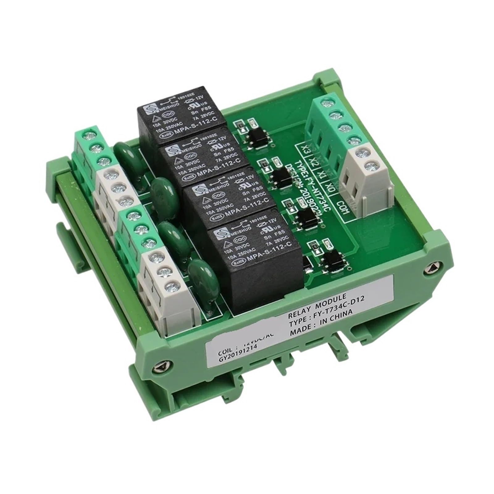 OSHZIKJII 12V 24V Relay(FY-T734-5VDC)