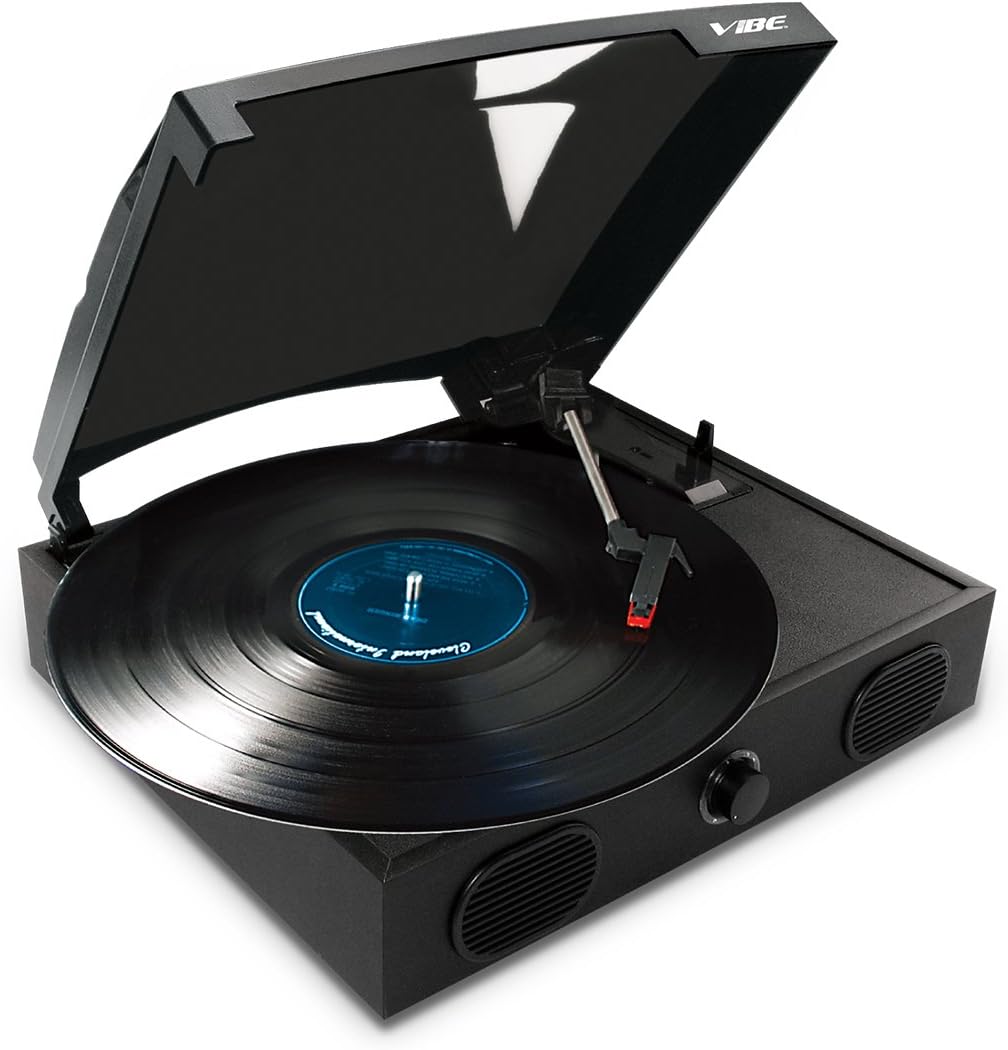 VIBE SOUND VS-2002-SPK USB Turntable with Built-In Speakers