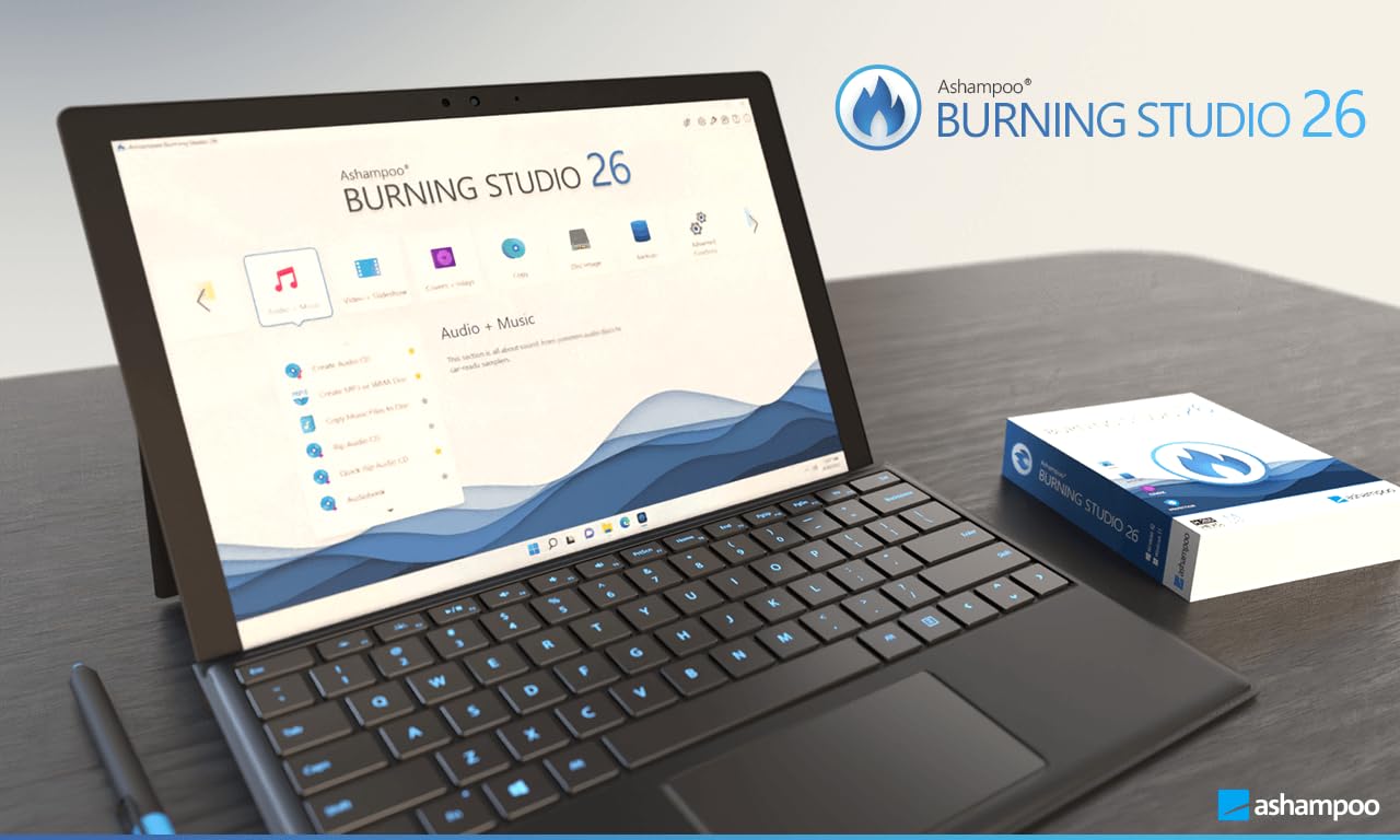 Burning Studio 26 - Brennen, Kopieren, Sicher, Rippen - der Multimedie Alleskönner für Windows 11, 10