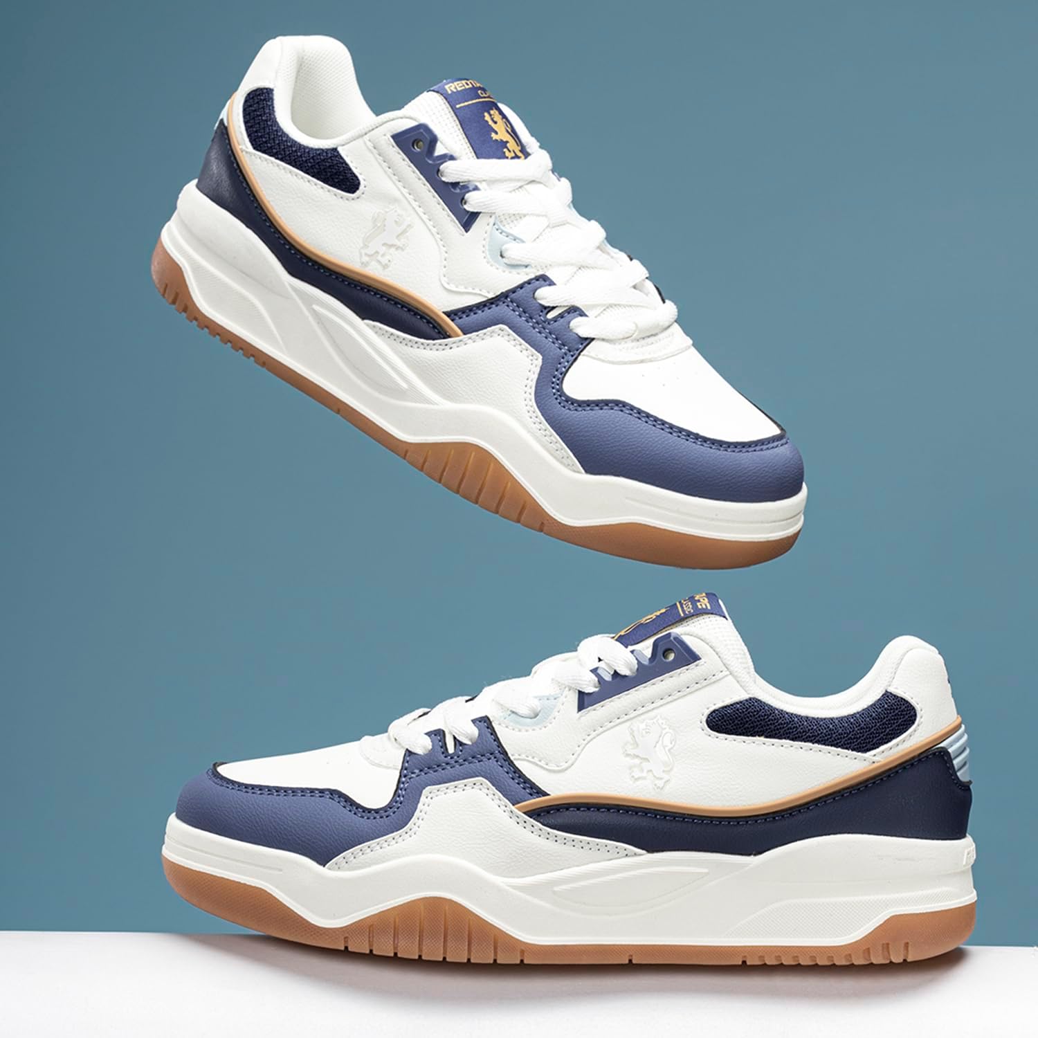 Red Tape Men's Chunky Platform Fashion Sneakers, Lightweight Low Top Casual Dress Men's Shoes with Cushioned Insole, Lace-Up Closure, Non-Slip Sole, Ideal for Office, Travel & Daily Wear - Image 6