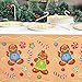 Juvale 3 Pack Disposable Gingerbread Table Cloth for Christmas Party, Classroom Holiday Celebration (54 x 108 in)