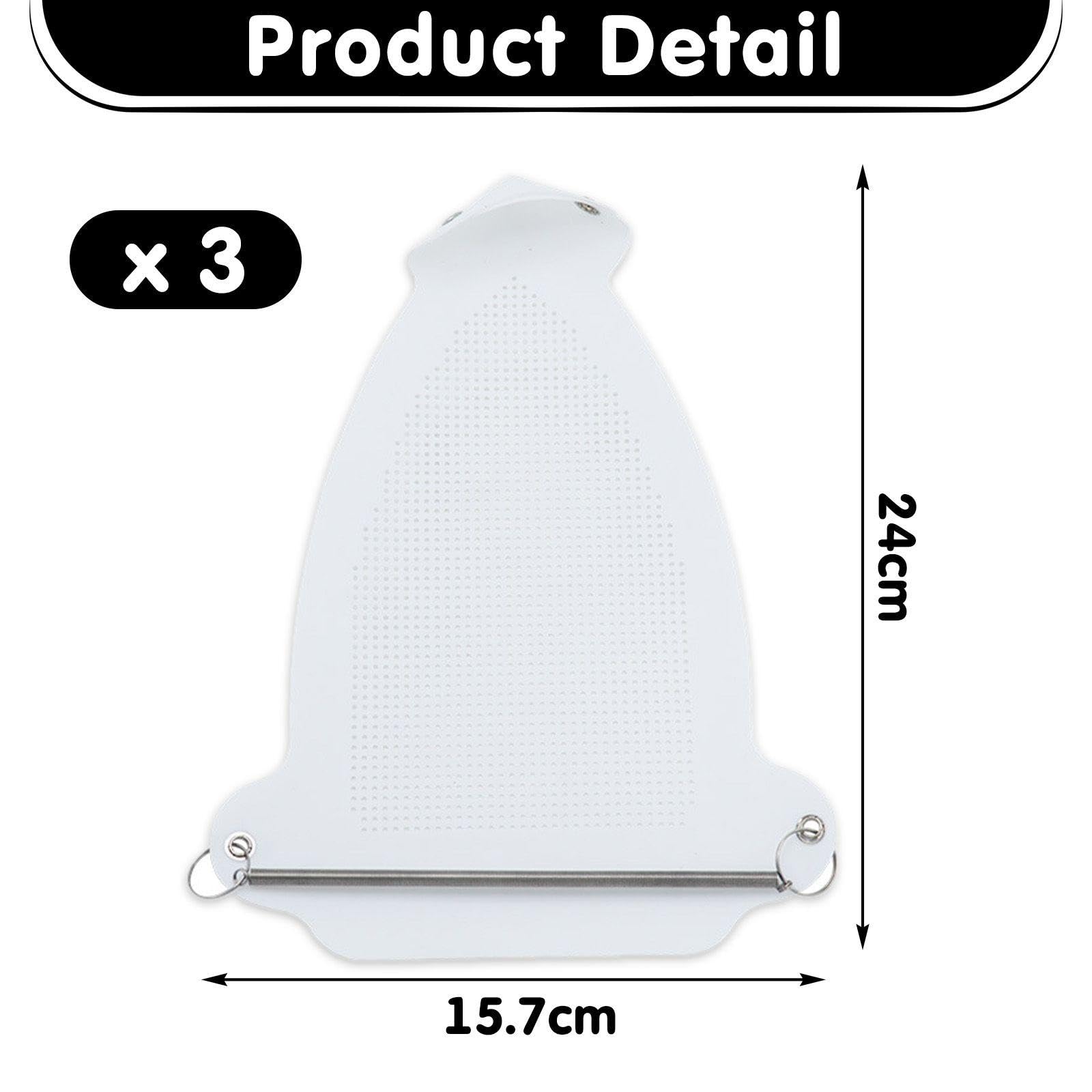 3 Piezas De Cubierta Protectora De Planchado, Cubierta De Vapor Doméstica, Cubierta Protectora De Ropa, Accesorios De Planchado Coles De Hierro, Artículos para El Hogar.