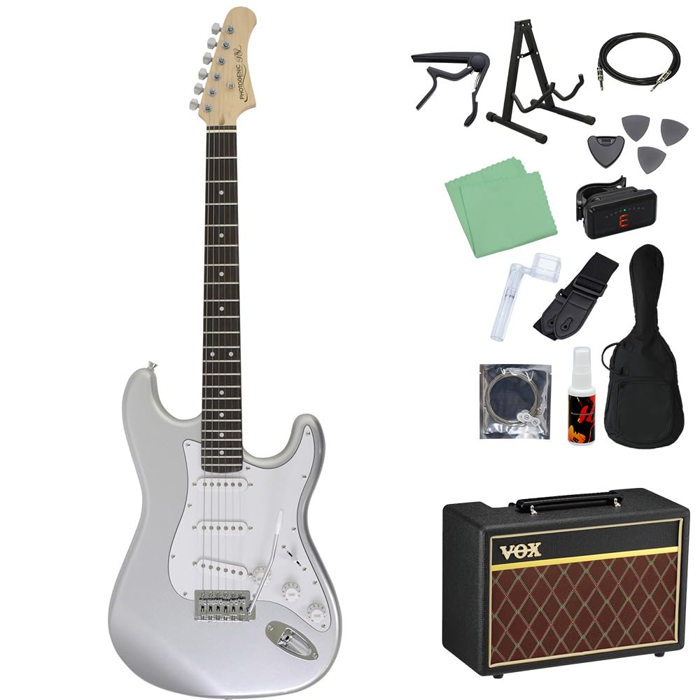 Amazon | Photogenic ST-180 SV エレキギター初心者14点セット 【VOX 
