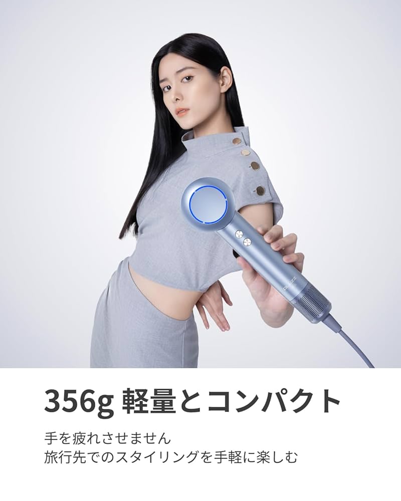 PLUZZ 大風量　ドライヤー　Ultra ホルダー付き　速乾　軽量　美髪 Amazon | 【4億高濃度マイナスイオン】PLUZZ大風量ドライヤー