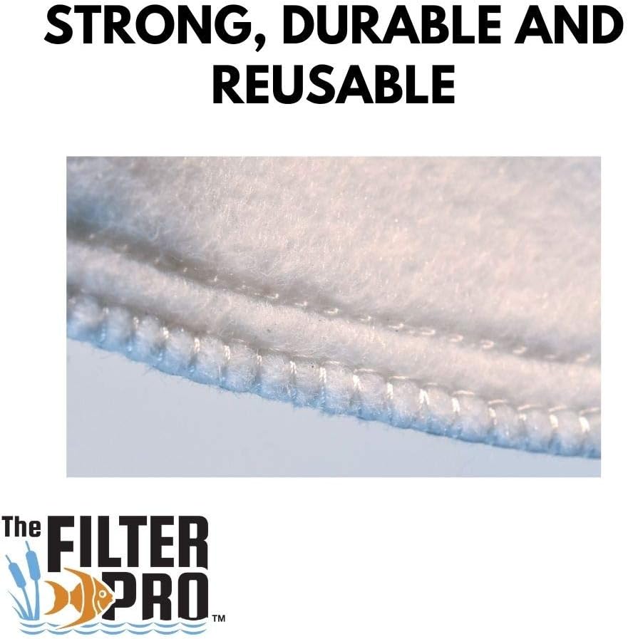 Filter Sock, 100 Micron, 4" Flange x 14" Long, 10 Pack, Perfect for Aquariums, Made in USA