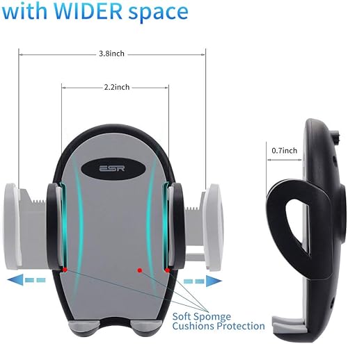 Miniatura 5 de Soporte universal para teléfono celular para parabrisas de automóvil, soporte de brazo largo para iPhone Xs Max R X 8 Plus 7 Plus 6S Samsung Galaxy