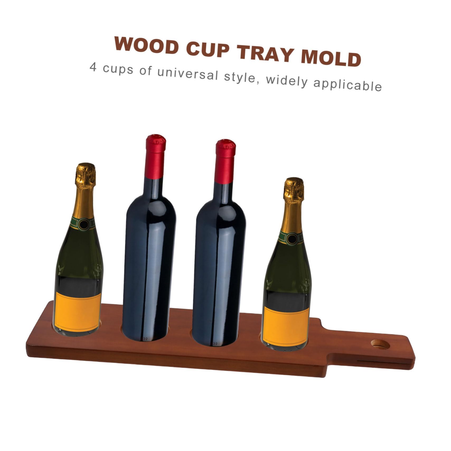 HOLIDYOYO 1pc Handmade Cup Stand Mold for Creative DIY Projects Unique Wine Tray Holder Design for Kitchen Bar Dining Room and Special Occasions