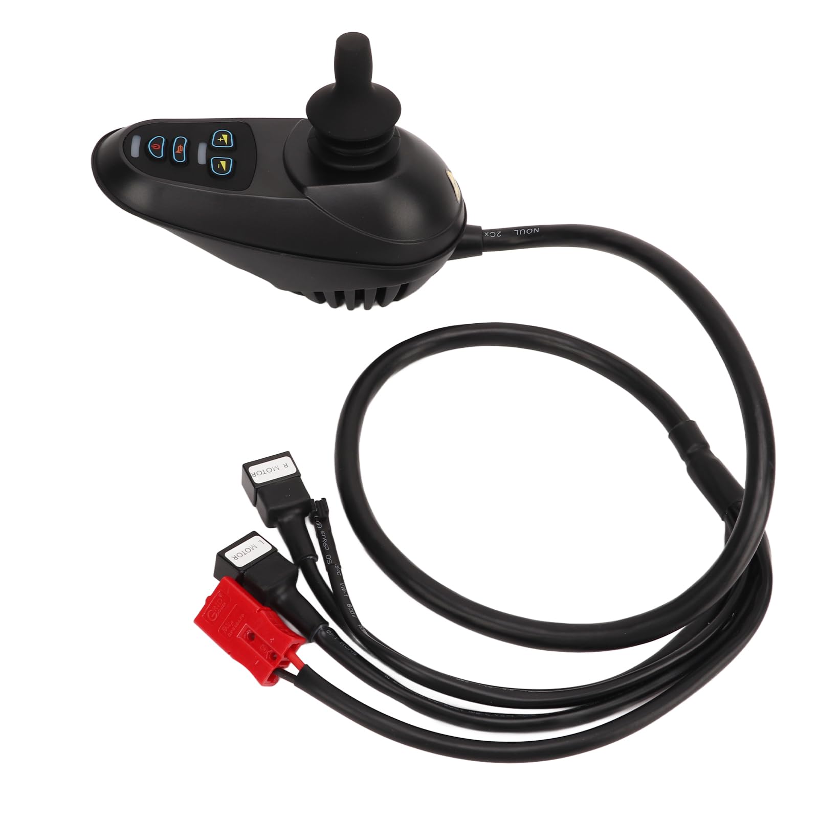 Controlador de joystick para silla de ruedas eléctrica de control inteligente AI de alta sensibilidad Fácil instalación Diseño ABS de caucho metálico duradero para sillas de