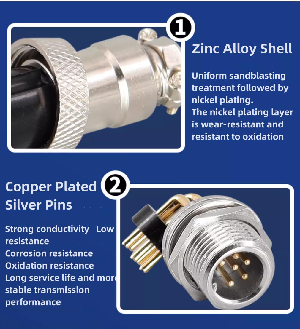 CB90 ジャンク Amazon.com: 2 Pack of GX12 90-Degree Bend Pins 2 to 7 Pins