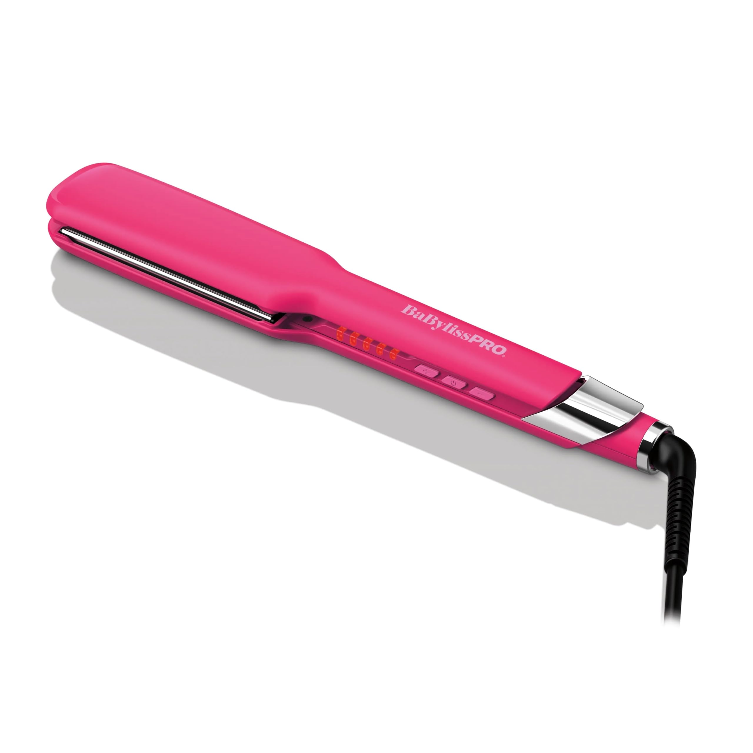 BaBylissPRO Nano Titanium 1" Ultra-Sleek Straightening Iron, Flat Iron - Pink Rush