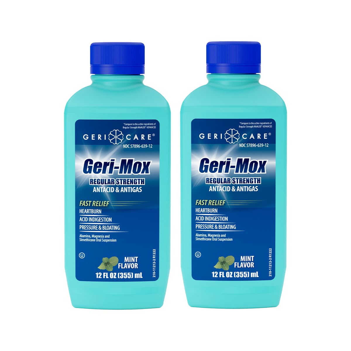 GeriCare Maximum Strength Geri-Lanta Antacid & Antigas for Heartburn, Acid Indigestion, Pressure and Bloating, Liquid, 12 Fl Oz (Pack of 1) — Amazon image 13