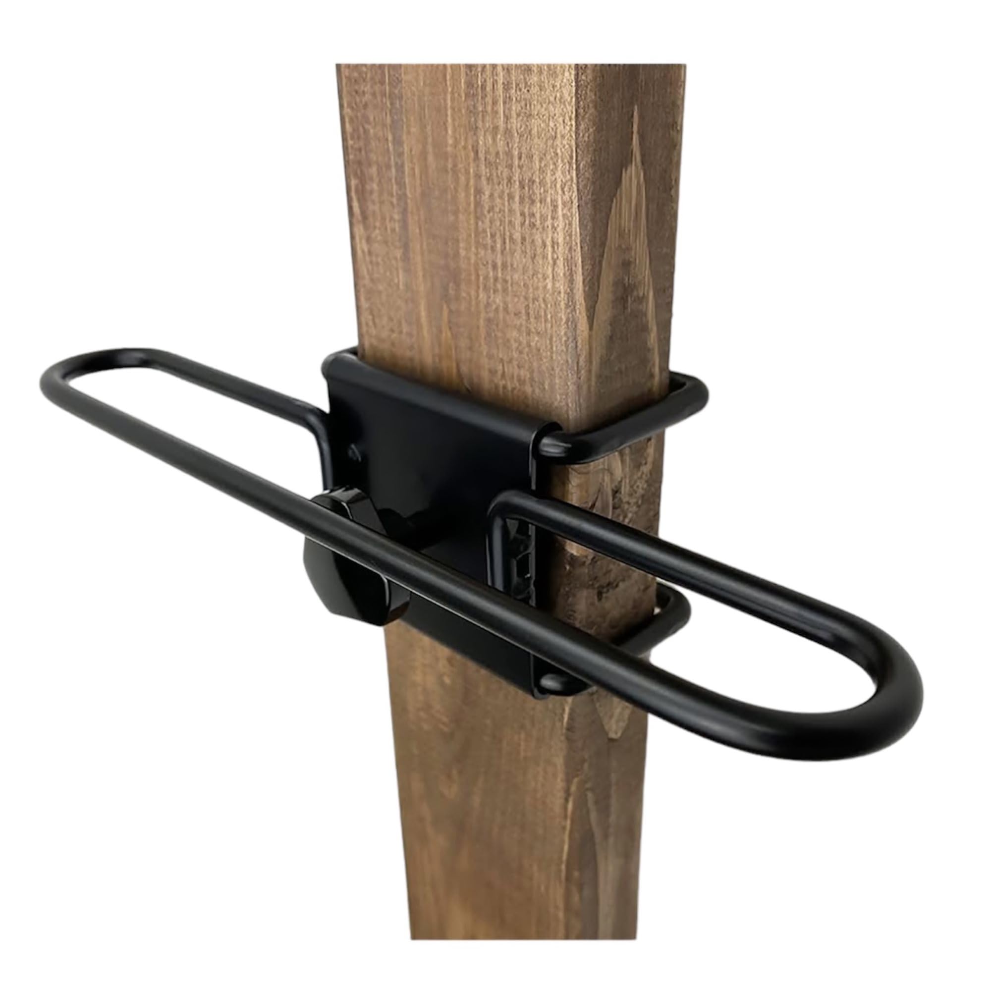 Waki Sangyo W1-012 WALIST-ONE Backpack Hanger, Semi-Glossy, Black, Tension, Luggage, Wall Hanging, Business Backpack