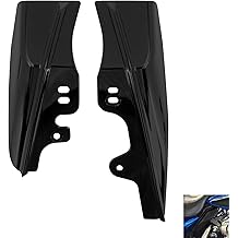 Motorcycle Air Deflector Heat Shield Fit for Harley Touring Road Glide Electra Glide Road King Street Glide 2001-2008 (Black)