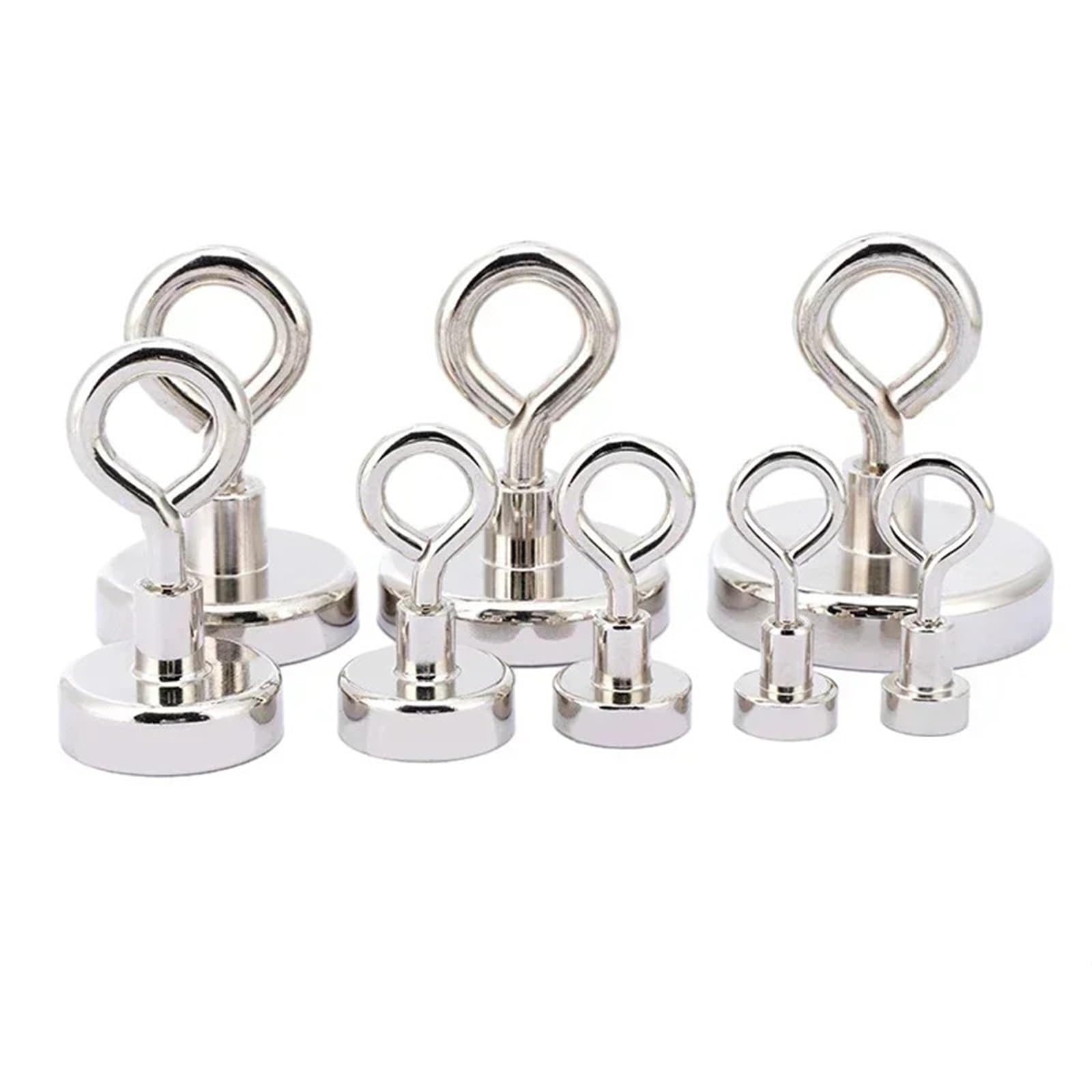Aimant De Pêche 2 pièces N52 aimants de pêche en néodyme Fort Crochets aimants de récupération Aimant en néodyme chercheur Aimant en néodyme Puissant for la pêche Aimant Neodyme
