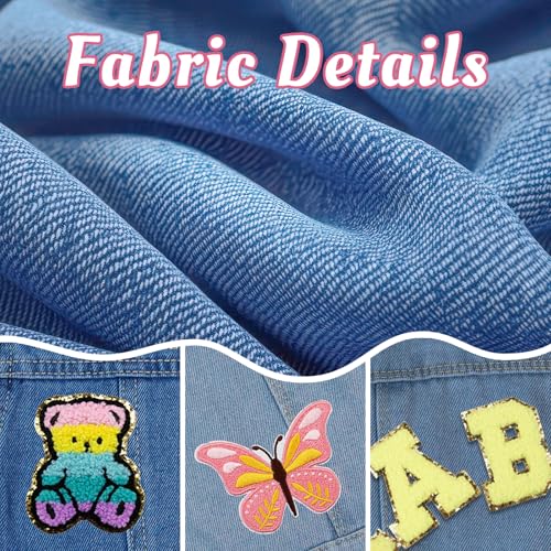 Custom Kids Denim Jacket with Names, Personalized 1-8 Year Old Girl Boy Birthday gifts, Outerwear Jackets & Coats Gifts, Bluey Toddler Clothes3