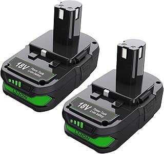 2Pack 18V 3800mAh Replacement Battery for Ryobi Battery 18V ONE+ 18Volt Lithium-ion Battery Compatible with Ryobi Battery P102 P103 P104 P105 P107 P108 P109 Ryobi 18V Battery Replacement
